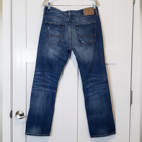 American Eagle Outfitters Original Straight Distressed REAL SIZE 30X28.5… - Picture 2 of 15